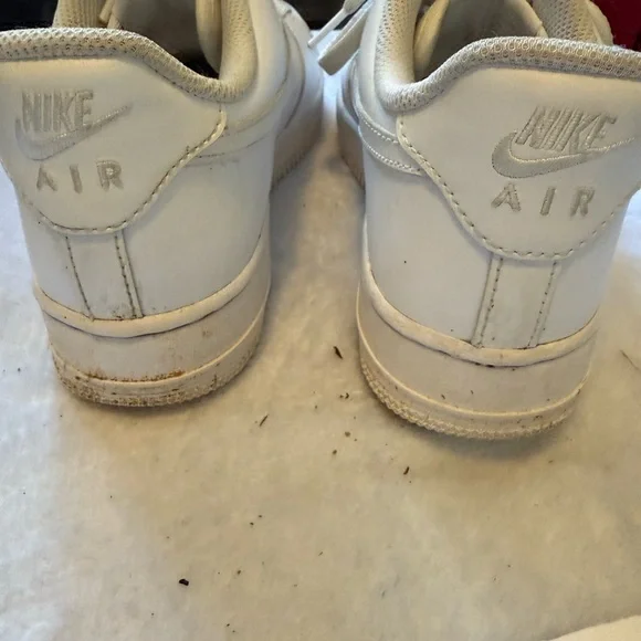 Nike Air Force 1 Women's Cream Sneakers - Picture 6 of 6